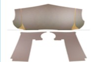 1937 - 1940 International D-Series Headliner & Interior Panels ** Multiple Colors Available - REPOPS - SFJJ2T0140