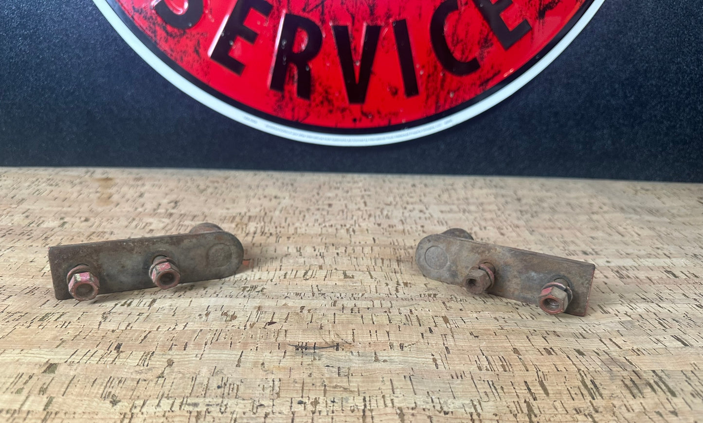 1950's OEM IH Tailgate Hinges - (Pair) - SFJJ2T0185