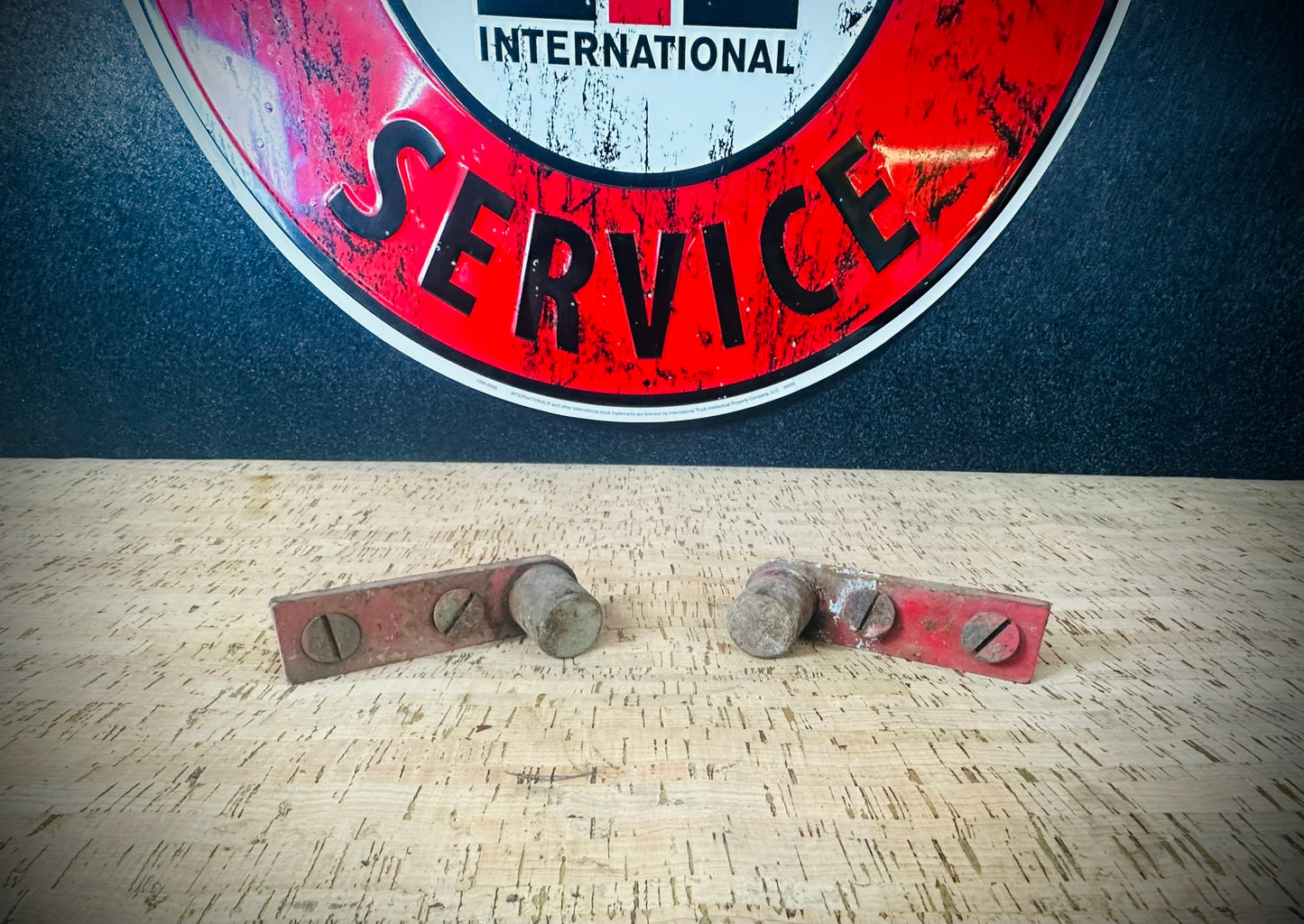 1950's OEM IH Tailgate Hinges - (Pair) - SFJJ2T0185