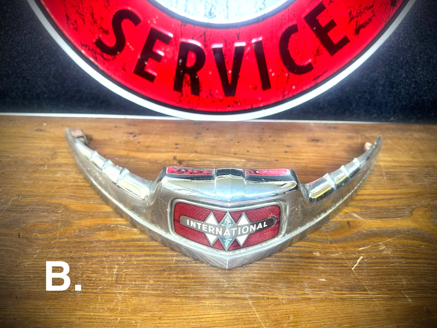 OEM IH KB 1-5 Series Hood Emblem - SFJJ2T0079A - SFJJ2T0079C