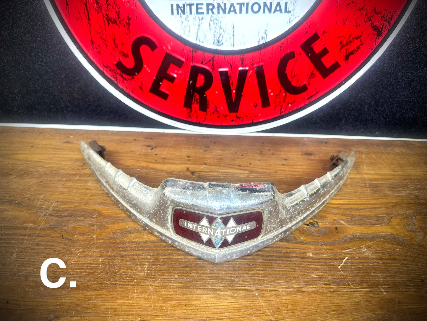 OEM IH KB 1-5 Series Hood Emblem - SFJJ2T0079A - SFJJ2T0079C