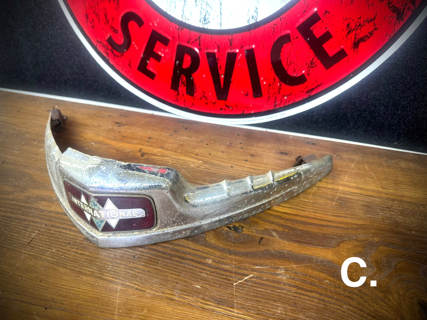 OEM IH KB 1-5 Series Hood Emblem - SFJJ2T0079A - SFJJ2T0079C