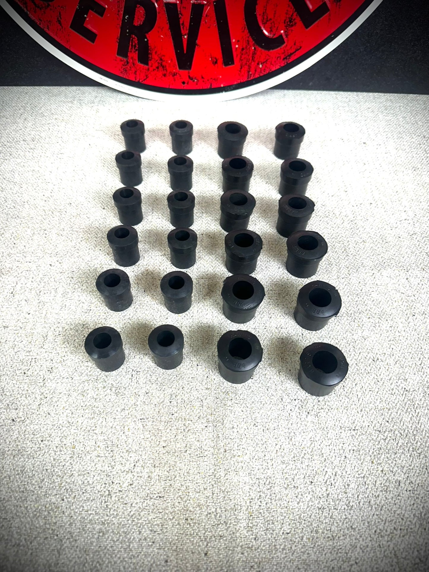 Replacement IH Front & Rear Leaf Spring Bushing Kit - Set of 24 - SFJJ2T0202
