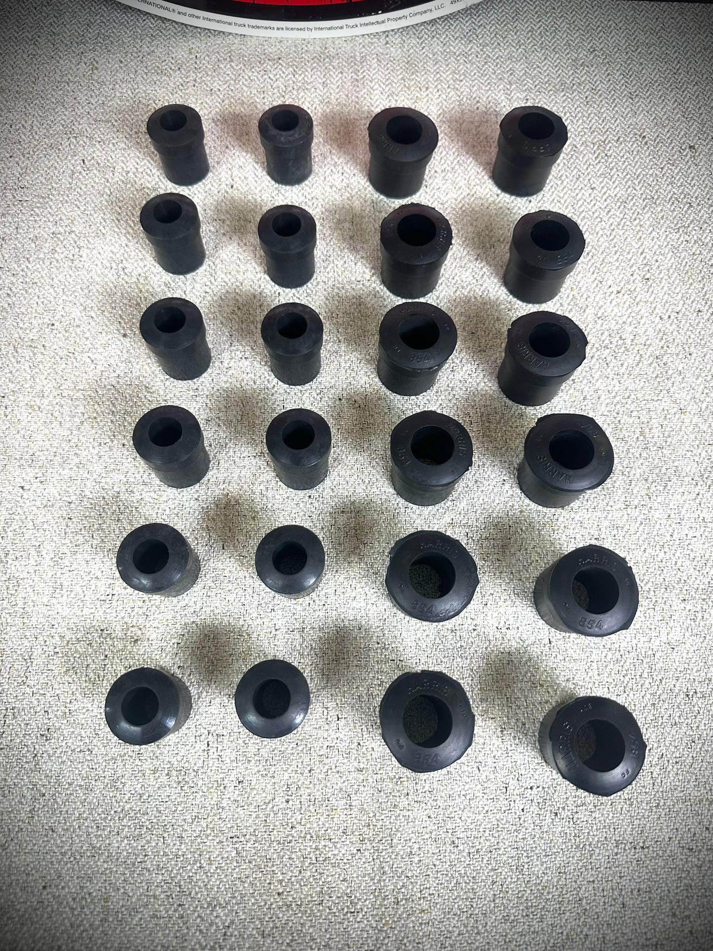 Replacement IH Front & Rear Leaf Spring Bushing Kit - Set of 24 - SFJJ2T0202