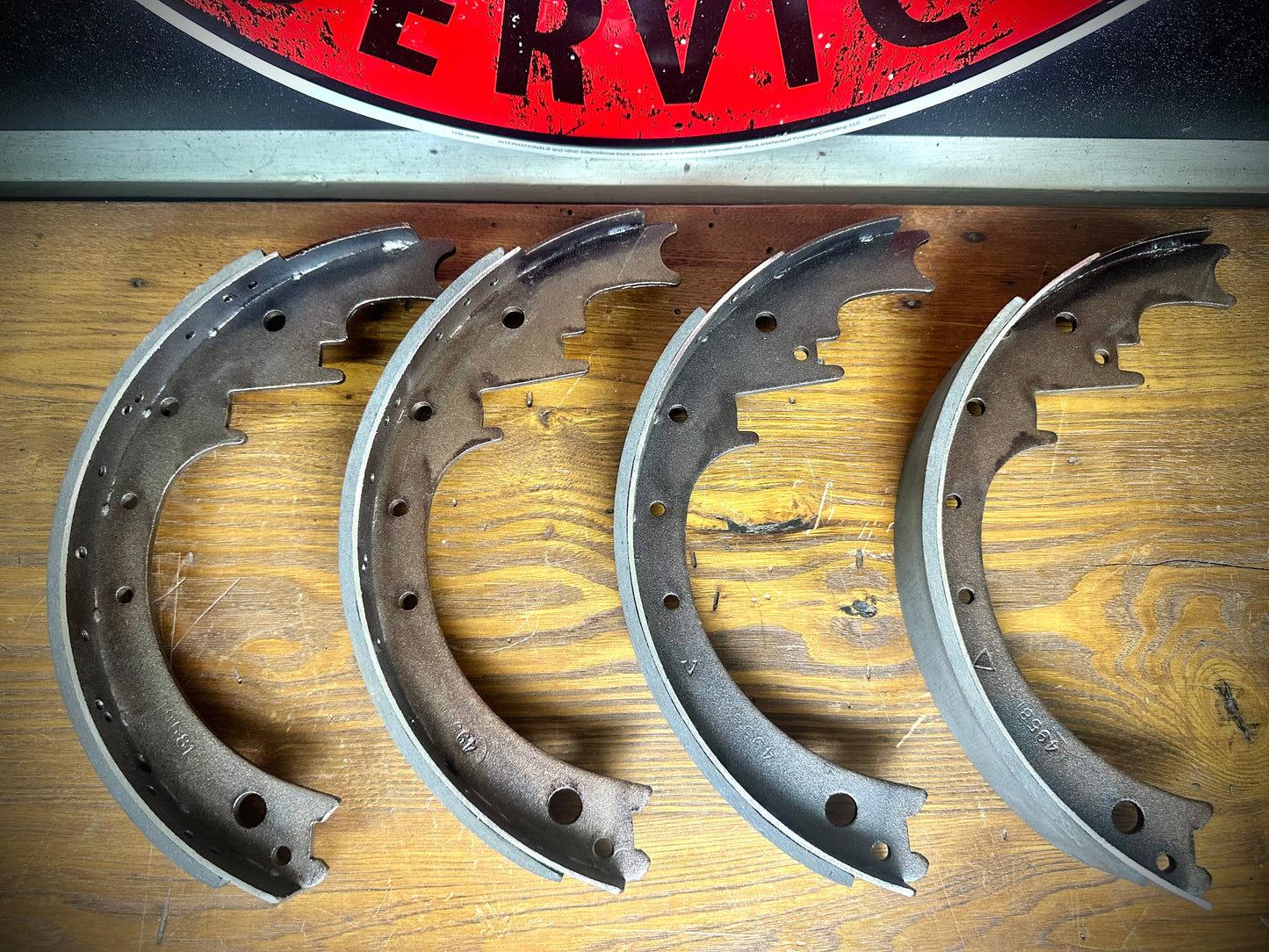 OEM IH Re-lined 11 15/6" Brake Shoes - L110/R110/S110 - SFJJ2T0282