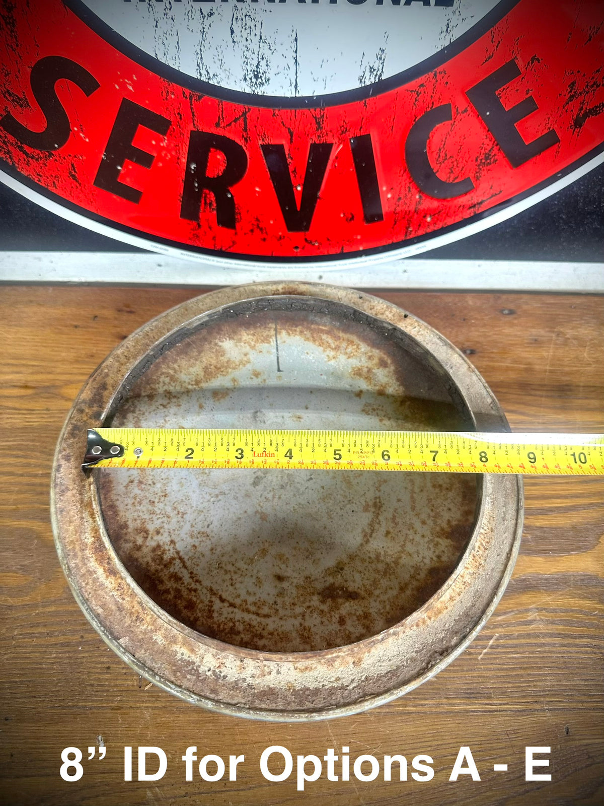 OEM IH L Series Hubcaps. (SILVER DIAMOND LOGO) 1/2 Ton  - SFJJ2T0095A - SFJJ2T0095E