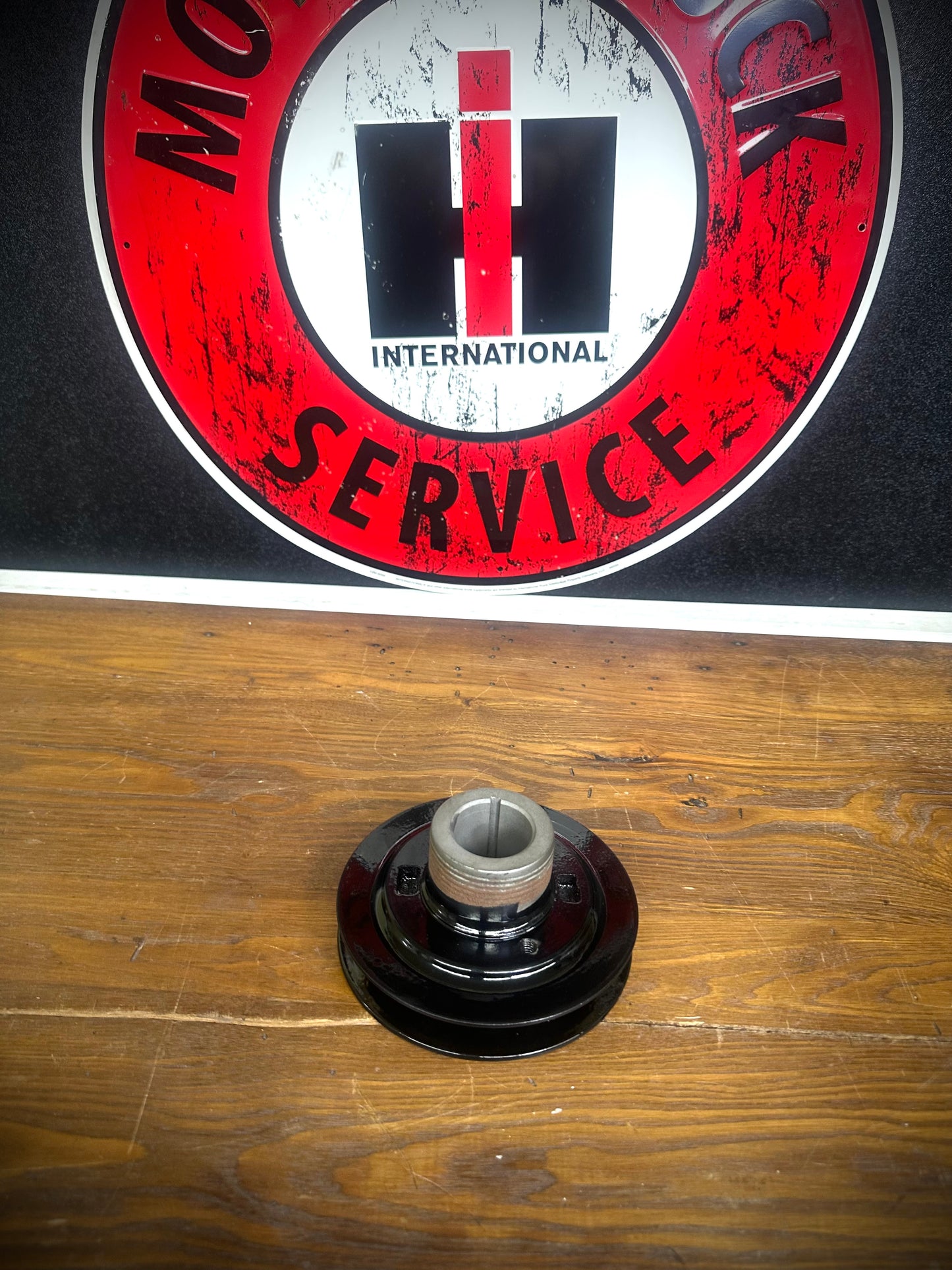 OEM International Crank Pulley for SD220 6 Cylinder Engine - Powder-coated - SFJJ2T0225