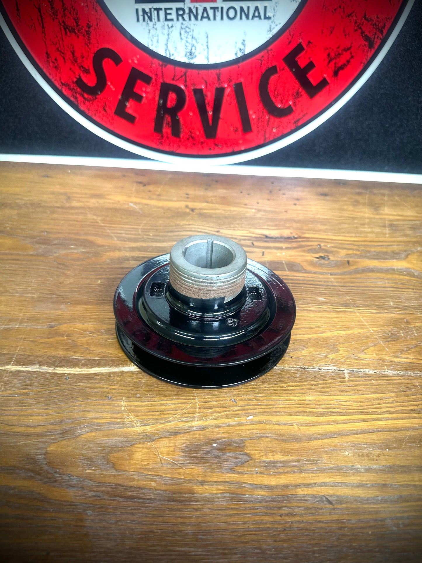 OEM International Crank Pulley for SD220 6 Cylinder Engine - Powder-coated - SFJJ2T0225