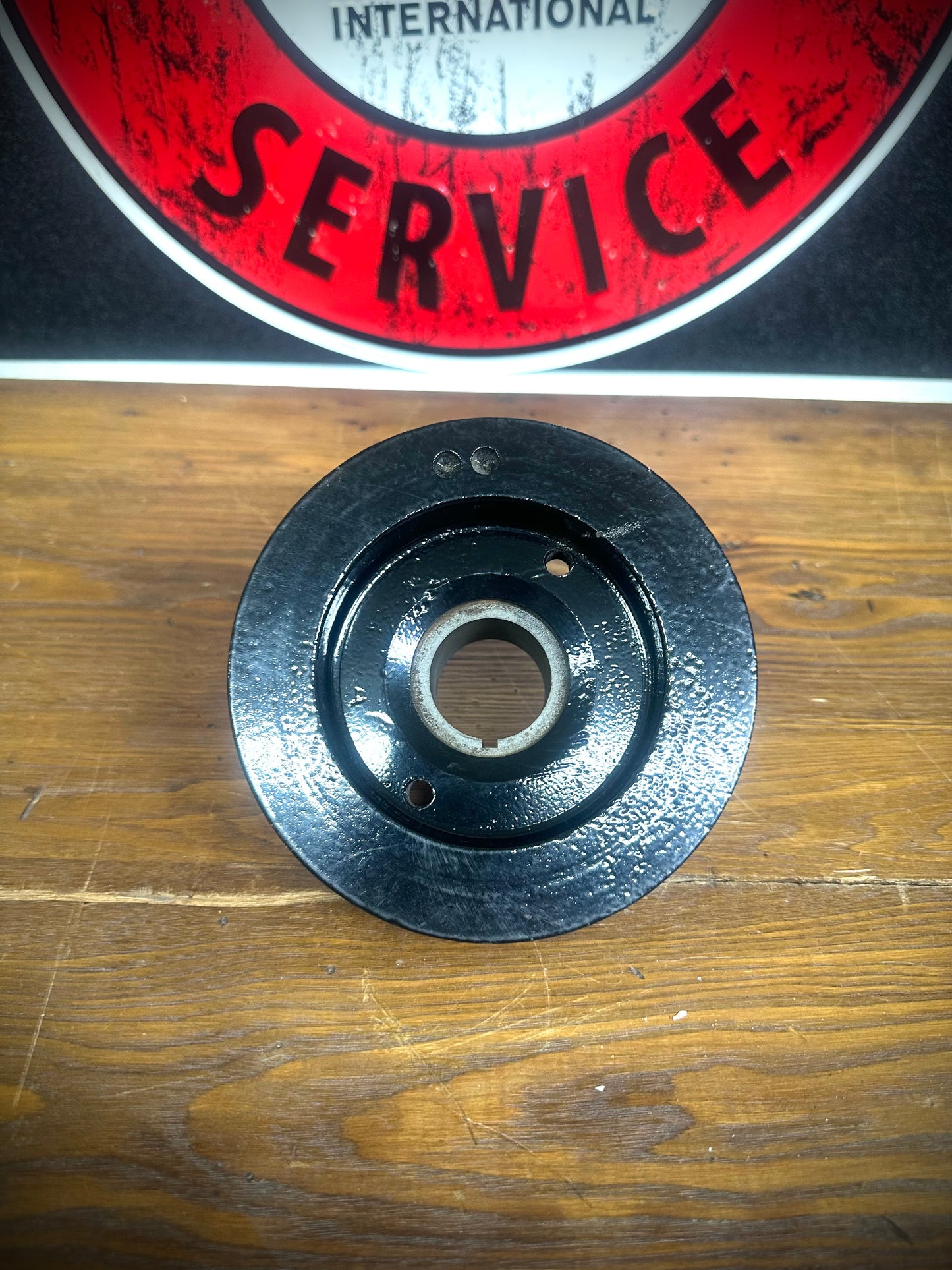 OEM International Crank Pulley for SD220 6 Cylinder Engine - Powder-coated - SFJJ2T0225