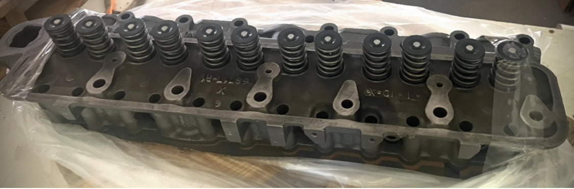 OEM Rebuilt International Cylinder Head - 6 Cylinder - Straight-Valve - Gas - SFJJ2T0233