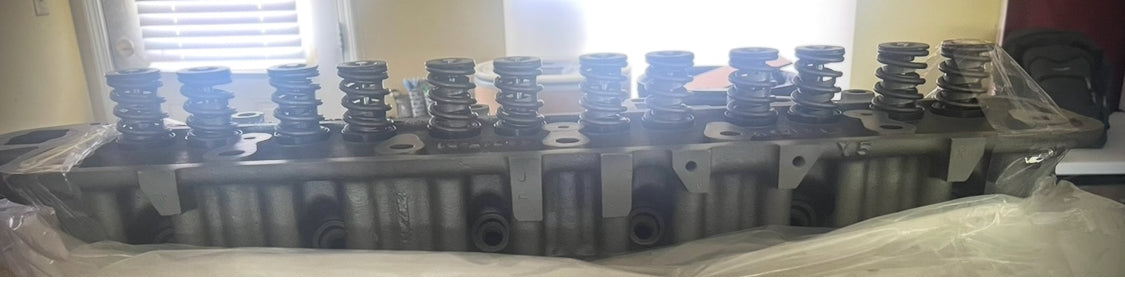 OEM Rebuilt International Cylinder Head - 6 Cylinder - Straight-Valve - Gas - SFJJ2T0233