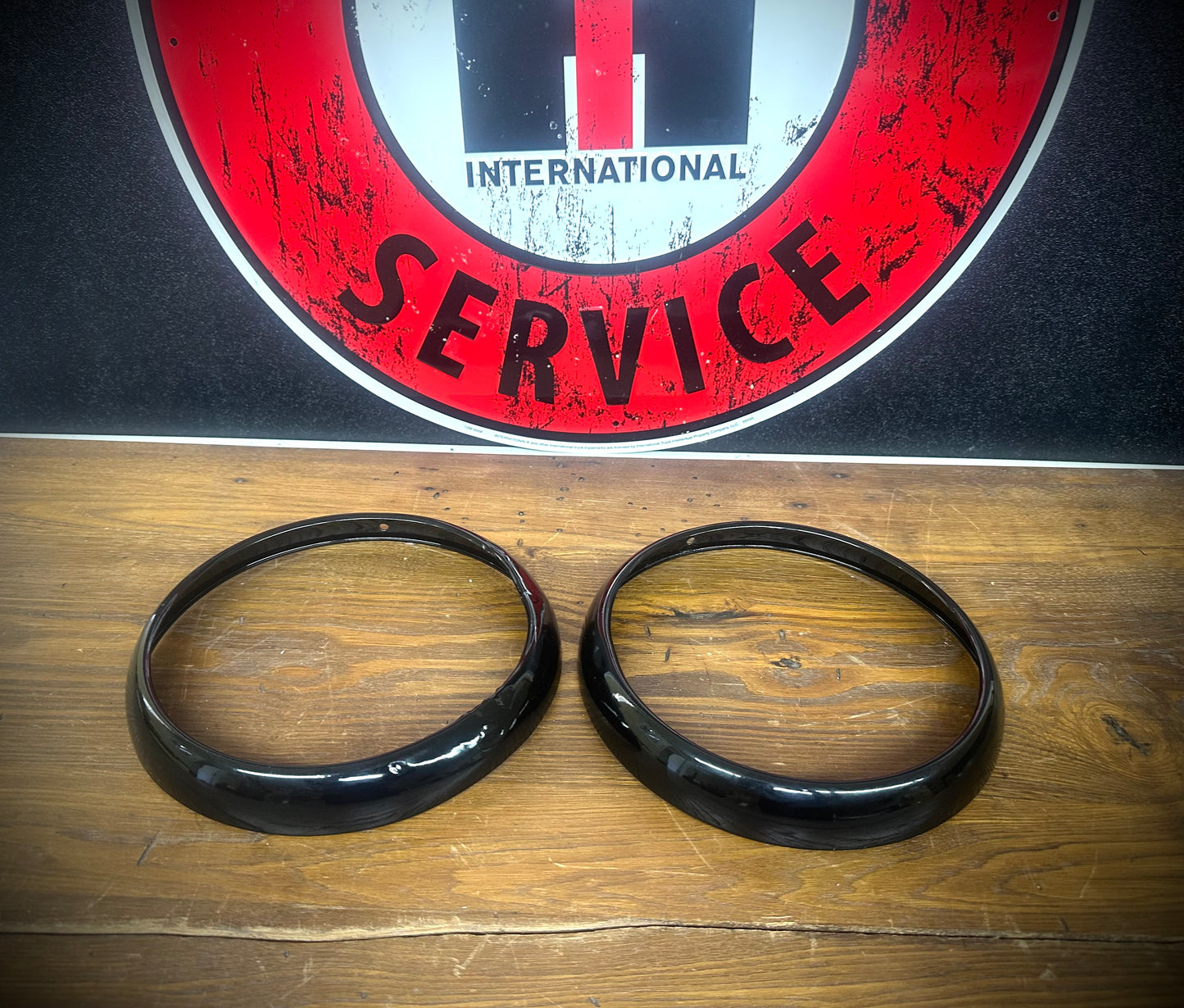 OEM IH Headlight Bezels (L & R Series) (Pair) - Varying Condition - SFJJ2T0034A/B/C
