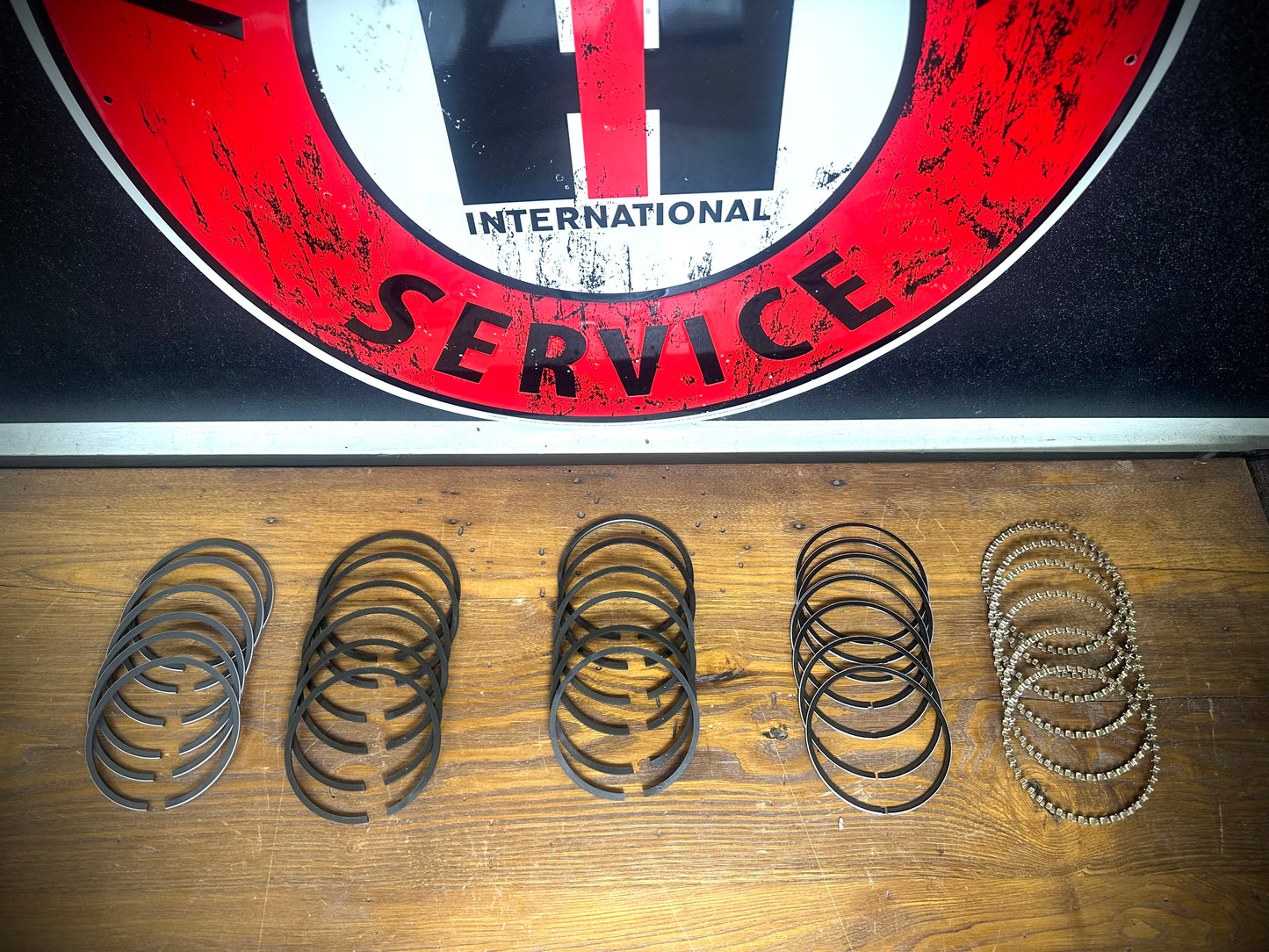1950-58 IH Piston Ring Set - Standard Size - 4 Ring Style Piston- SD/BD 220, 240, 269 - SFJJ2T0262