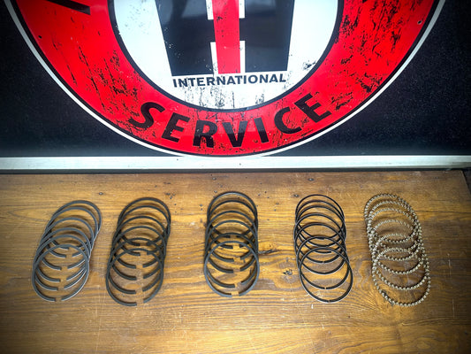 1950-58 IH Piston Ring Set - Standard Size - 4 Ring Style Piston- SD/BD 220, 240, 269 - SFJJ2T0262