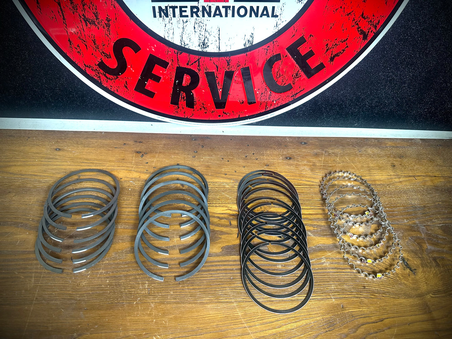 1950-58 IH Piston Ring Set - Standard Size - 3 Ring Style Piston -  SD/BD 220, 240, 269 - SFJJ2T0263