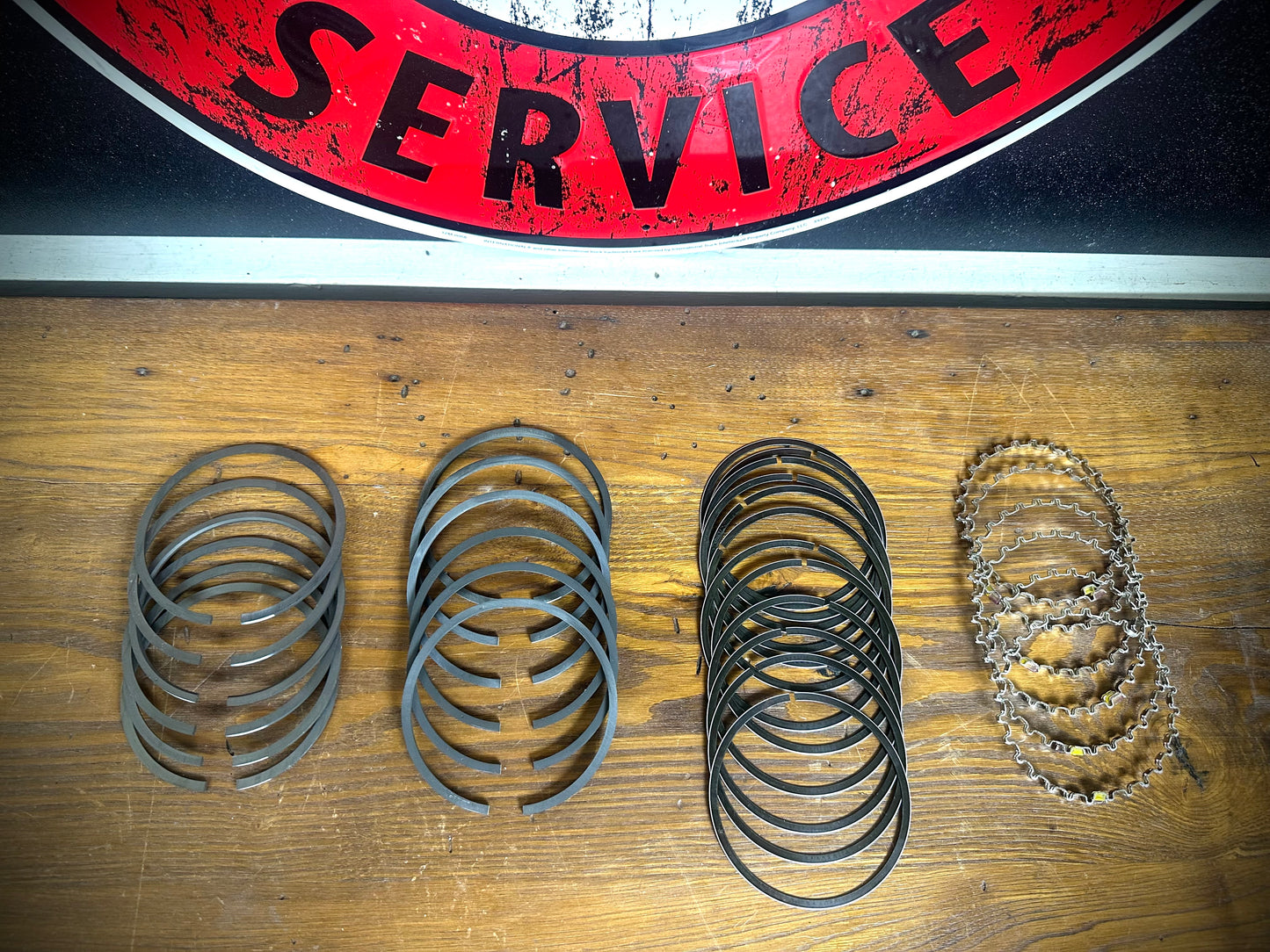 1950-58 IH Piston Ring Set - Standard Size - 3 Ring Style Piston -  SD/BD 220, 240, 269 - SFJJ2T0263