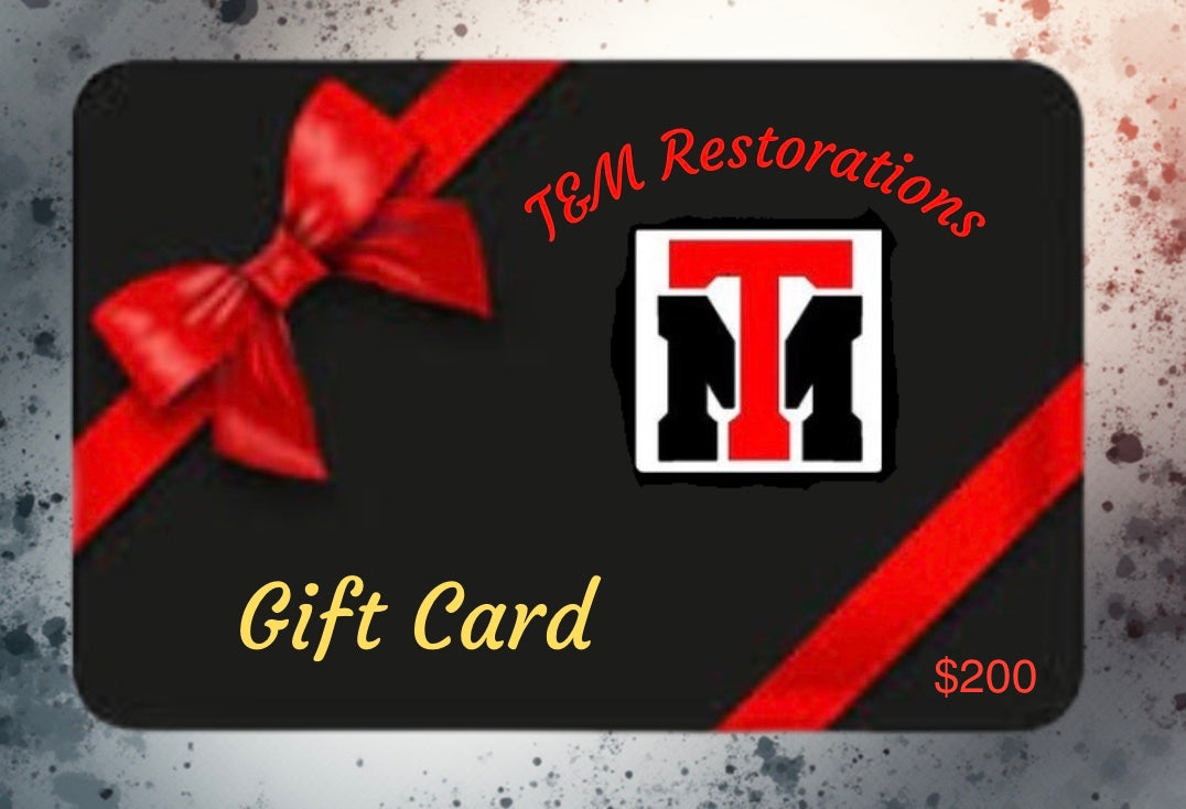 T&M Classics and Customs Gift Card