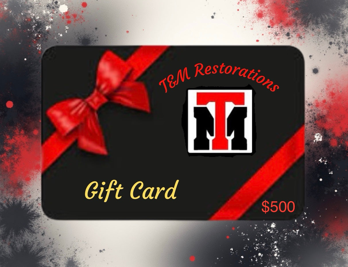 T&M Classics and Customs Gift Card